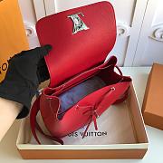 Louis Vuitton Lockme Mini Backpack In Red 22cm - 4