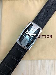Louis Vuitton Black Crocodile Leather Belt - 6