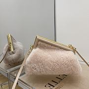 Fendi First Small Pink Mink Bag 8BP12 Size 26x9.5x18cm - 6