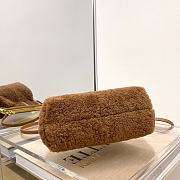 Fendi First Small Brown Mink Bag 8BP12 Size 26x9.5x18cm - 5