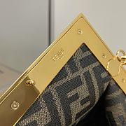 Fendi First Small Brown Mink Bag 8BP12 Size 26x9.5x18cm - 3