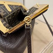 Fendi First Small Beige Python Bag 8BP12 Size 26x9.5x18cm - 2