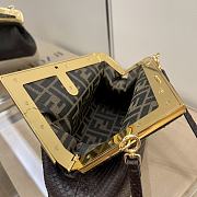 Fendi First Small Beige Python Bag 8BP12 Size 26x9.5x18cm - 4