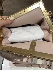 Fendi First Small Pink Bag 8BP12 Size 26x9.5x18cm - 3