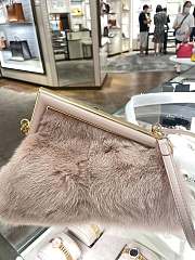 Fendi First Small Pink Bag 8BP12 Size 26x9.5x18cm - 4