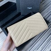YSL Wallet Caviar Leather 437469 Size 19x11cm - 5