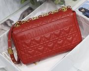 Dior Dioramour Caro Heart Bag M9241 Size 25x15.5x8cm - 5
