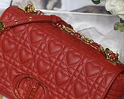 Dior Dioramour Caro Heart Bag M9241 Size 25x15.5x8cm - 2