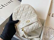 Mini Dior Dioramour Backback In White M9222 20cm - 2