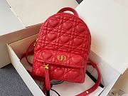 Mini Dior Dioramour Backback In Red M9222 20cm - 2