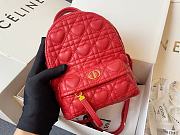 Mini Dior Dioramour Backback In Red M9222 20cm - 3