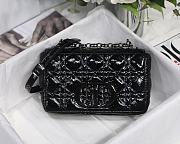 Small Dior Caro In Black M8016 Size 20cm - 1