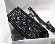 Small Dior Caro In Black M8016 Size 20cm - 3