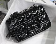 Small Dior Caro In Black M8016 Size 20cm - 4