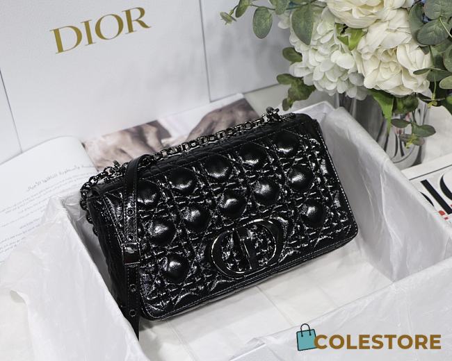 Small Dior Caro In Black M8016 Size 25cm - 1