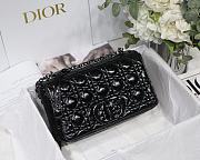Small Dior Caro In Black M8016 Size 25cm - 1