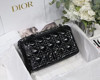 Small Dior Caro In Black M8016 Size 25cm