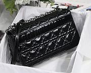 Small Dior Caro In Black M8016 Size 25cm - 4