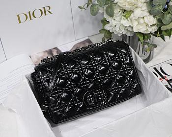Small Dior Caro In Black M8016 Size 28cm