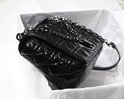 Small Dior Caro In Black M8016 Size 28cm - 6