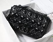 Small Dior Caro In Black M8016 Size 28cm - 3