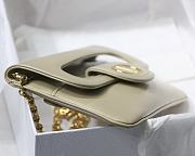 Dior Medium Double Bag In Beige M8018 Size 28x16.5x3 cm - 5
