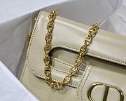 Dior Medium Double Bag In Beige M8018 Size 28x16.5x3 cm - 2