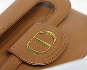 Dior Medium Double Bag In Brown M8018 Size 28x16.5x3 cm - 6