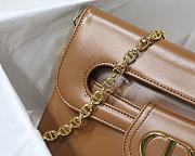 Dior Medium Double Bag In Brown M8018 Size 28x16.5x3 cm - 2