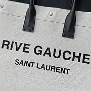 YSL Rive Gauche In White Tote Bag 21141 Size 48×36×16cm - 5