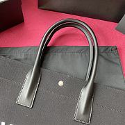 YSL Rive Gauche Off-Black Tote Bag 21141 Size 48×36×16cm - 3