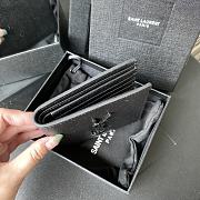 YSL Men's Wallet A075K Size 11x9.5×2.5cm - 2