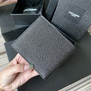 YSL Men's Wallet A075K Size 11x9.5×2.5cm - 4