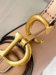 Dior Micro Saddle Bag In Beige S5662 Size: 12x7.5x5cm - 3