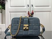 Louis Vuitton Troca Handlebag In Blue M59116 Size 22x15x6cm - 1