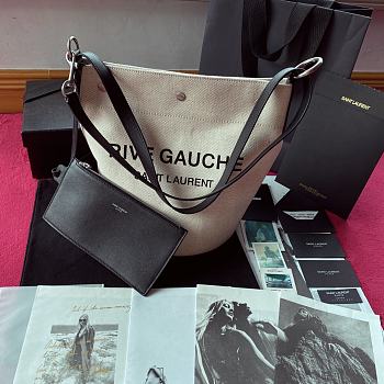 YSL Rive Gauche Seau Bucket Bag 669299 Size 30cm