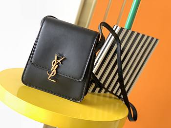 YSL Verti Kaia Crossobdy In Black 66880 Size: 16×18x6cm