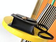 YSL Verti Kaia Crossobdy In Black 66880 Size: 16×18x6cm - 2