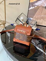 Louis Vuitton Mini Steamer Pouch In Brown M00340 Size 9.5x9.5cm - 1