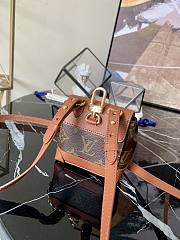 Louis Vuitton Mini Steamer Pouch In Brown M00340 Size 9.5x9.5cm - 3