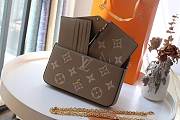 Louis Vuitton Felicie Bicolor Monogram Leather M69977 Size 21cm - 2