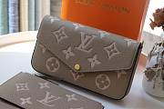 Louis Vuitton Felicie Bicolor Monogram Leather M69977 Size 21cm - 3