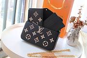 Louis Vuitton Felicie Black&Pink Monogram Leather M69977 Size 21x12x3cm - 3