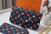 Louis Vuitton Felicie Multicolor Monogram Leather M69977 Size 21cm - 3