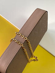 Louis Vuitton Felicie Monogram Leather In Light Purple M69977 Size 21x12x3cm - 4