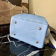 Louis Vuitton Blue Calfskin Monogram Bag M55800 Size 25cm  - 6