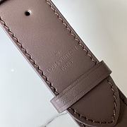 Louis Vuitton Muria Mahina In Wine Red Calfskin Monogram Bag 25cm  - 2