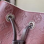 Louis Vuitton Muria Mahina In Wine Red Calfskin Monogram Bag 25cm  - 5