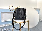 Louis Vuitton Muria Mahina In Black Calfskin Monogram Bag 25cm - 1