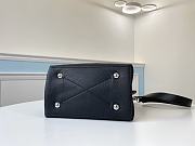 Louis Vuitton Muria Mahina In Black Calfskin Monogram Bag 25cm - 2